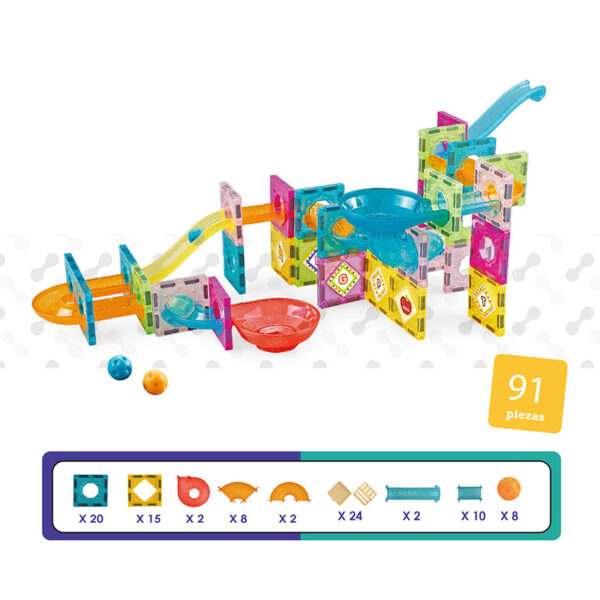 CH1036 magnetic marble run block