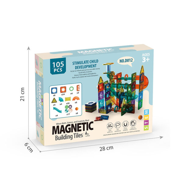 D012 magnetic marble run block - Image 2