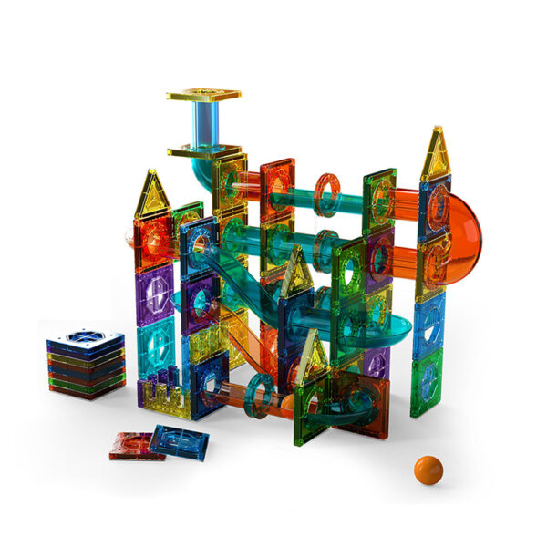 D012 magnetic marble run block