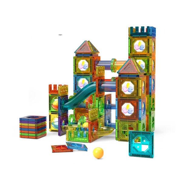 D013 magnetic marble run block