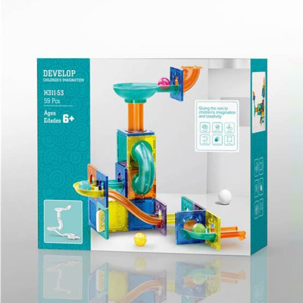 H311-53 magnetic marble run block - Image 2