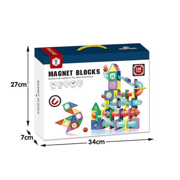 HD386A magnetic marble run block - Image 2