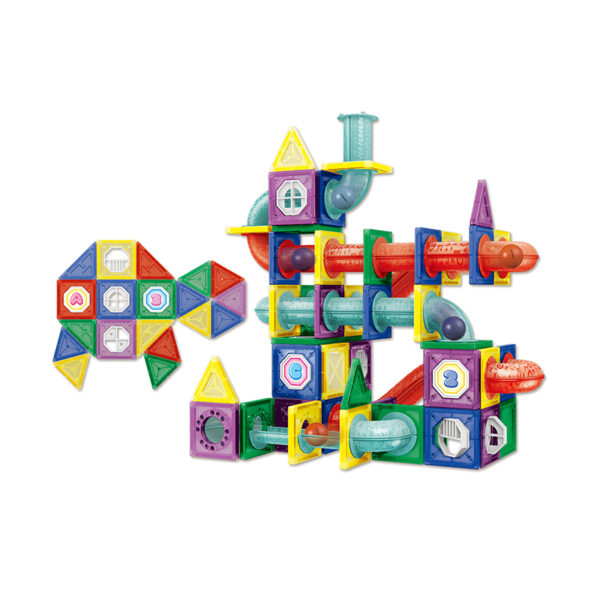 HD386A magnetic marble run block