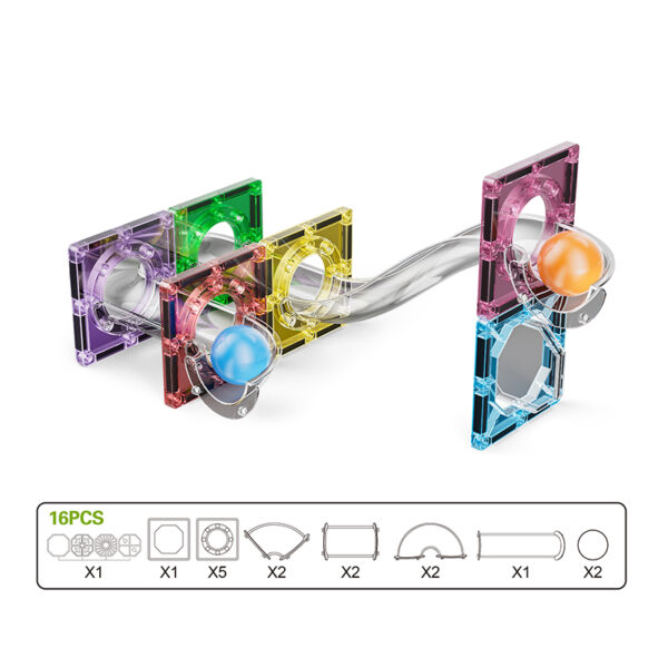 S-1058 magnetic marble run block