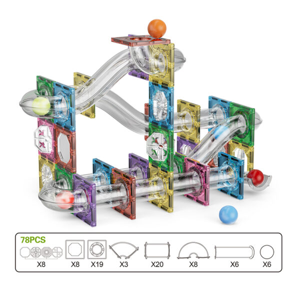 S-1065 magnetic marble run block