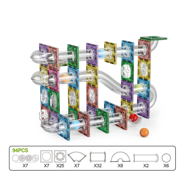 S-1066 magnetic marble run block