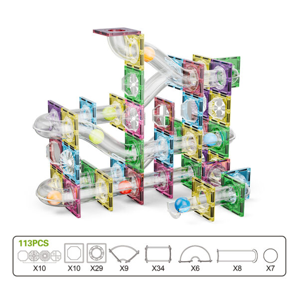 S-1067 magnetic marble run block