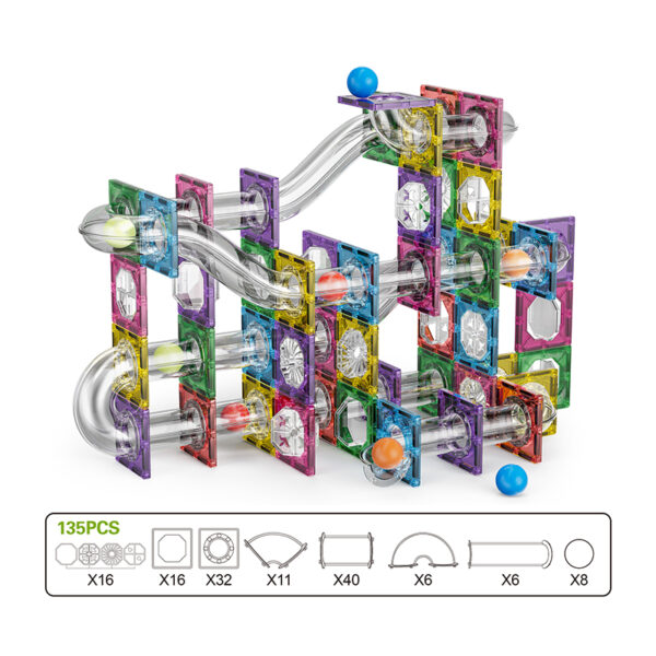 S-1068 magnetic marble run block