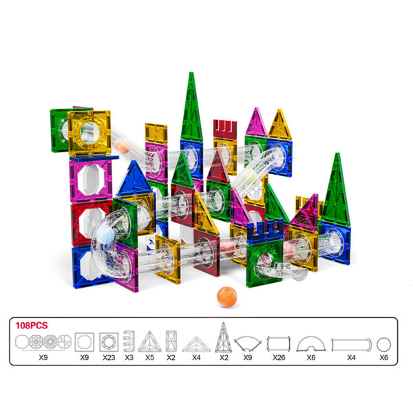 S-1079 magnetic marble run block