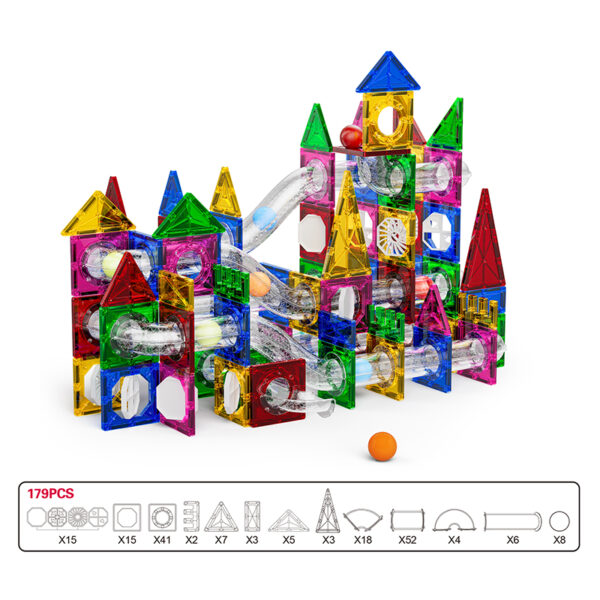 S-1083 magnetic marble run block